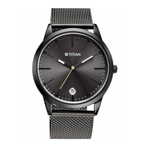 Titan-1806QM01-Men-s-WatchBlack-Dial-Black-Stainless-Steel-Strap-Watch