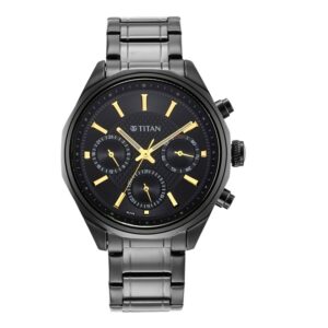 Titan-1829NM02-Regalia-Opulent-Black-Dial-Stainless-Steel-Strap-Mens-Watch