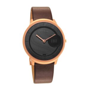 Titan-1843WL03-Mens-Edge-Baseline-Collection-Analog-Watch-Black-Dial-Brown-Stainless-Steel-Band