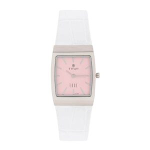 Titan-2514SL03-WoMens-Watch-Edge-Pink-Dial-White-Leather-Strap-Watch-