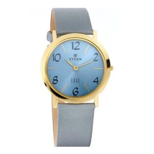 Titan-679YL14-WoMens-Watch-Edge-Blue-Dial-Blue-Leather-Strap-Watch-