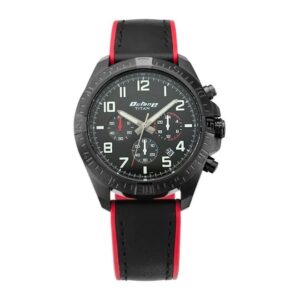 Titan-90112NP01-Mens-Watch-Octane-Black-Dial-Black-Leather-Strap-Watch-