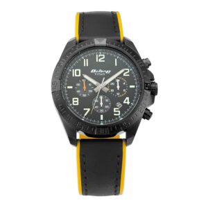 Titan-90112NP03-Mens-Watch-Octane-Black-Dial-Black-Leather-Strap-Watch-