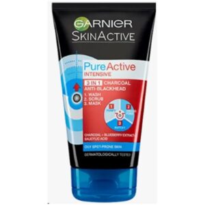 Garnier-3In1-Charcoal-Mask-150Ml