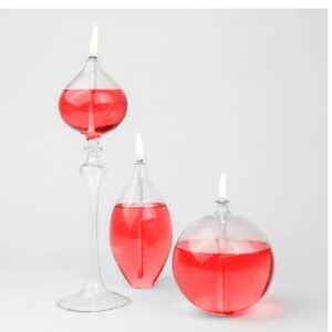 Fame-Glass-Oil-Candle-Set-Red