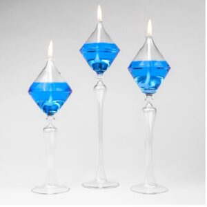 Love-Glass-Oil-Candle-Set-Blue