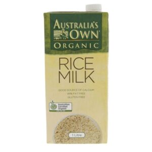 Australia's Own Organic Rice Milk 1Litre