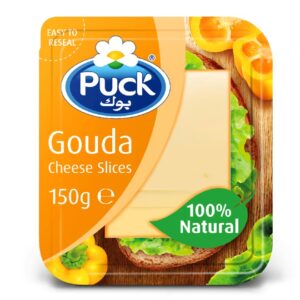 Puck Natural Gouda Cheese Slices 150g