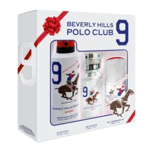 Beverly Hills Polo Club Mastige 3pcs Gift Set for Men EDT 50ml + Deo 175ml + 50ml Roll On-9, BHPC7021