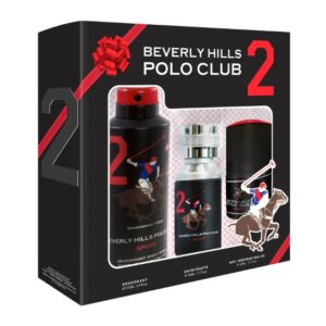 Beverly Hills Polo Club Mastige 3pcs Gift Set for Men EDT 50ml + Deo175ml + 50ml Roll On-2, BHPC7023