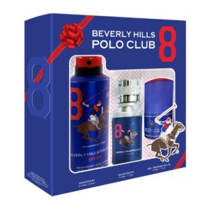 Beverly Hills Polo Club Mastige 3pcs Gift Set for Men EDT 50ml + Deo175ml + 50ml Roll On-8, BHPC7022