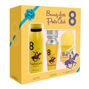 Beverly Hills Polo Club Mastige 3pcs Gift Set for Women EDP 50ml + Deo150ml + 50ml Roll On-8, BHPC7026