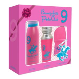 Beverly Hills Polo Club Mastige 3pcs Gift Set for Women EDP 50ml + Deo150ml + 50ml Roll On-9, BHPC7025