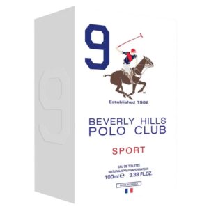 Beverly Hills Polo Club Sport 9 Eau De Toilette For Men 100ml, BHPC5005