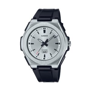 Casio Men's Watch, Silver Dial Black Resin Strap, LWA-300H-7E2VDF