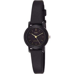 Casio Women's Watch Analog, Black Dial Black Resin Strap, LQ-139AMV-1ELDF