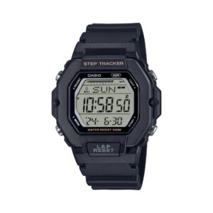 Casio Women's Watch Digital, Black Dial Black Resin Strap, LWS-2200H-1AVDF