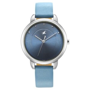 Fastrack Women's Watch Blue Dial Leather Strap 6282SL01