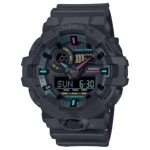 G-Shock Men's Watch Analog-Digital Black Dial Black Resin Band GA-700MF-1ADR