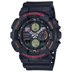 G-Shock Men's Watch Analog-Digital Black Dial With Black Resin Strap GA-140-1A4DR