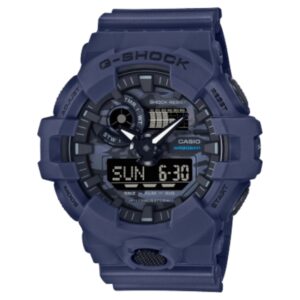 G-Shock Men's Watch Analog-Digital Dial with Blue Resin Band GA-700CA-2ADR