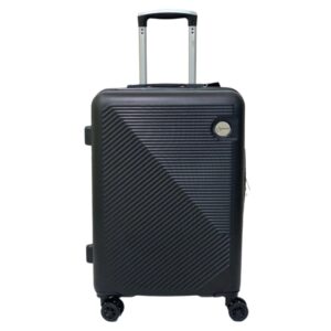 Globetrotter Texas 66cm 8 Wheels Hard Trolley Black TEXAS66BLK