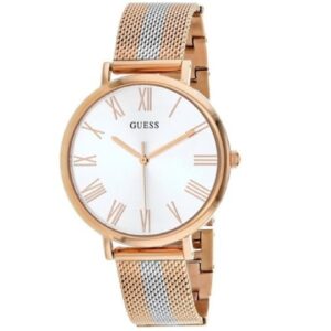 Guess Women's Watch Analog Silver Dial Silver & Rose Gold Stainless Band GW-W1155L4