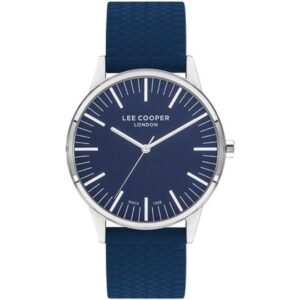 Lee Cooper Men's Watch Blue Dial Blue Silicone Strap LC07715.399