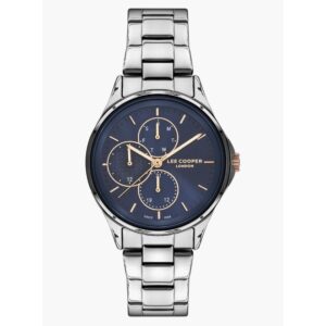 Lee Cooper Women's Watch Analog Navy BlueDial Stainless Steel Strap LC07244.390