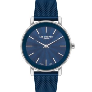 Lee Cooper Women's Watch Blue Dial Blue Mesh Strap LC07687.390