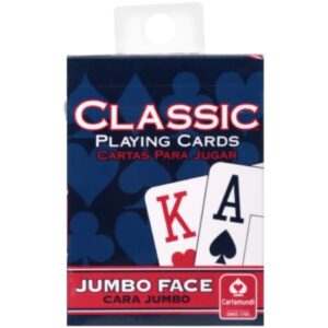 Classic playing card jumbo face (blue)