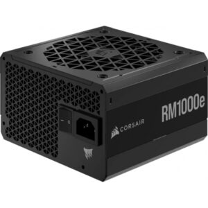 Corsair RM1000e Fully Modular Low-Noise ATX Power Supply (Dual EPS12V Connectors, Low-Noise, 105?C-Rated Capacitors, 80 PLUS Gold-Certified Efficiency, Modern Standby Support) Black