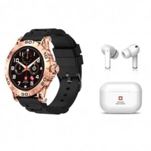 Swiss-Military-Smart-Watch-DOM-2-Copper-DELTA-1-TWLS-Earbuds