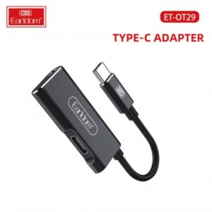 Type- C 2in1 Audio Earldom OT29 Adapter